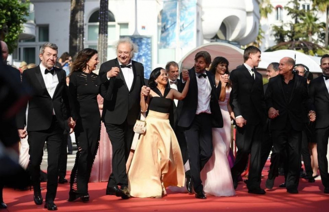 TRT ortak yapımı 'Hüzün Üçgeni' dünya prömiyerini 75. Cannes Film Festivali’nde yaptı